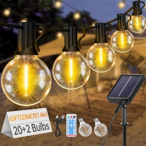 UIONVO Solar Festoon Lights 20m