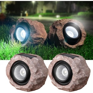 Timeflies Solar Rock Lights (Set of 2)