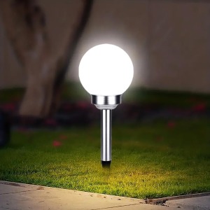 GEEZY Solar Stake Light, Large 20cm Globe