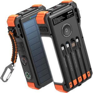 BLAVOR Solar Power Bank 20000mAh
