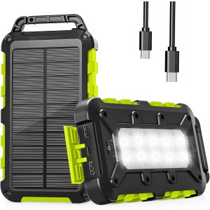WOWMVP Solar Power Bank 10000mAh