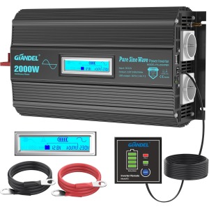 Giandel 2000W LCD Pure Sine Wave Inverter