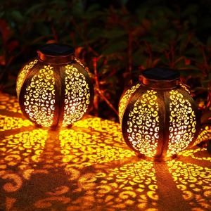 OxyLED Solar Lanterns for Outside (2 Pack)