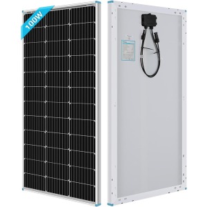 Renogy 100W 12V High-Efficiency Monocrystalline Solar Panel