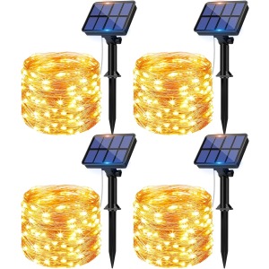 Quntis Solar Fairy Lights 4-Pack 12m 120 LED