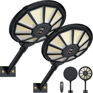 YACAISI Solar Street Lights Outdoor 8500K Motion Sensor