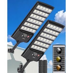 Ofuray Solar Flood Lights Outdoor 180 LED 2-Pack