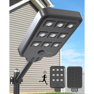 Ofuray Of-9600W Solar Street Light 90 Ultra-Bright LEDs