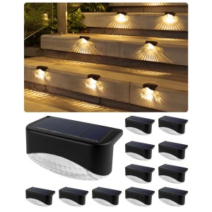 KALAHOL 12 Pack Solar Step Lights