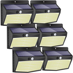 Peasur Solar Step Lights with Motion Sensor