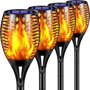 TomCare Solar Torches Lights Upgraded
