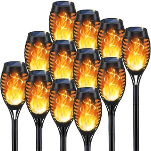 KYEKIO Solar Tiki Torch Lights