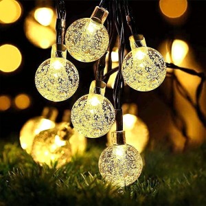 Lezonic Solar String Lights (100 LED, 12M, Blue)