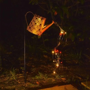 Vencier Solar Watering Can Light with Dual Mode LED