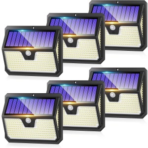 Seklin Outdoor Solar Lights 238 LED 6 Pack