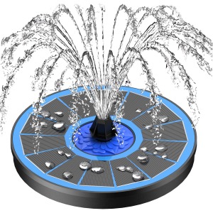 SZMP 2025 Upgrade Solar Fountain with Decorative Flower