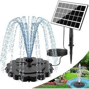 SZMP 2 in 1 Detachable Floating Solar Fountain Kit