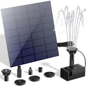 Biling Solar Fountain for Bird Bath