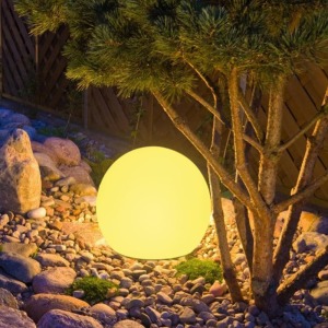 KEROVI 8-inch Solar RGB Globe Light