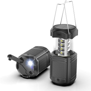 Solar Hand Crank Emergency Camping Lantern 5000mAh