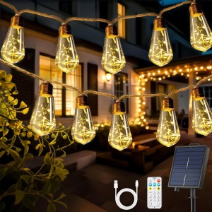 Giliwosy Solar Globe Bulb Lights 10m