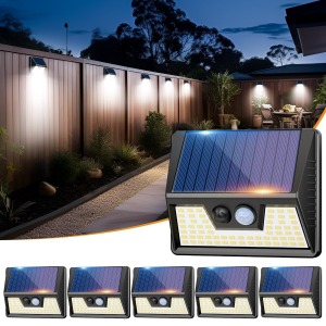 vighep Solar Lights 6 Pack PIR motion sensor