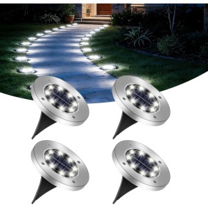 Caldarax Solar Ground Lights 4 Pack