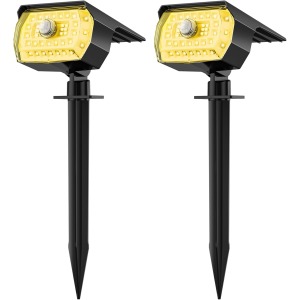 Fratink Solar Garden Spotlights 43 LED motion sensor
