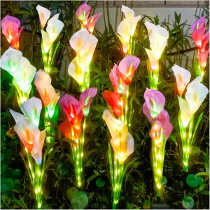 DooYard Solar Calla Lily Lights 2-Pack