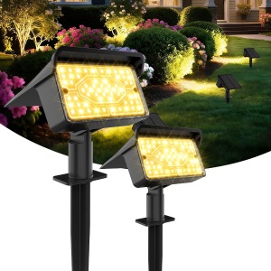 Ollny Solar Uplighter Spotlight Garden 2 Pack