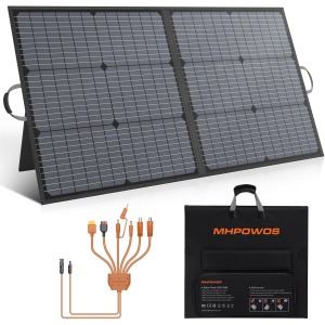 MHPOWOS 110W Portable Solar Panel IP67