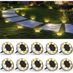 Solpex Solar Ground Lights 10-Pack IP65