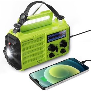 Solar Hand Crank Radio 5-Way Powered