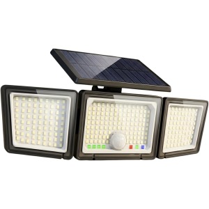 CLAONER 286 LED 360 degree Solar Security Light