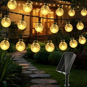 Ollny Solar String Lights 12m 100LEDs Warm White
