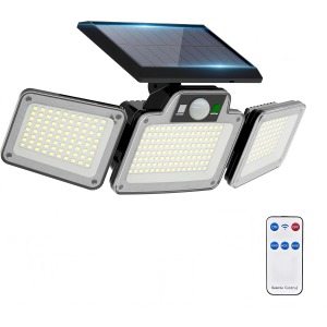 JumJam 280LED 3-Head Solar Security Light