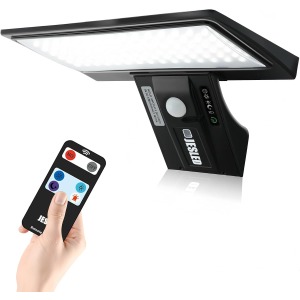 JESLED 90LED solar motion sensor wall light 2600mAh USB backup
